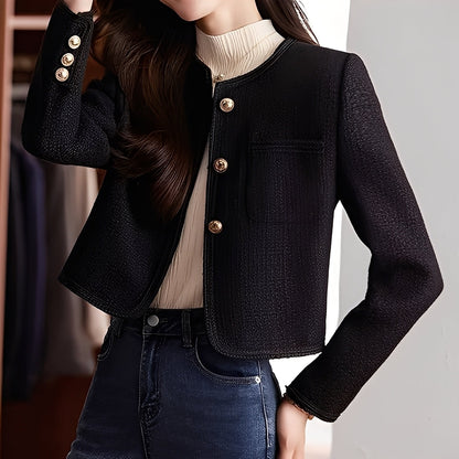 Trecia - Stylish short tweed jacket for women