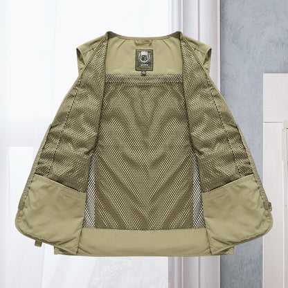 Alessandra – Cargo Mesh Vest with Pockets