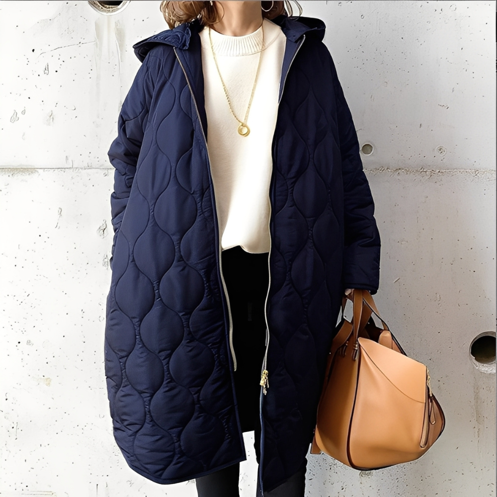 Suzanne - Warm hooded jacket for women