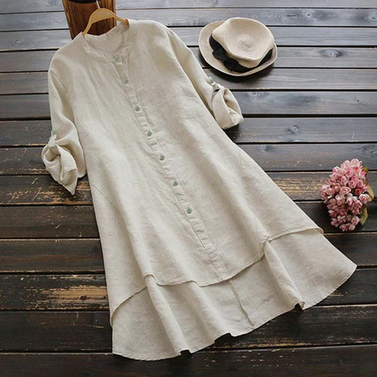 Maggie - Summer Dress in Fresh and Comfortable Linen
