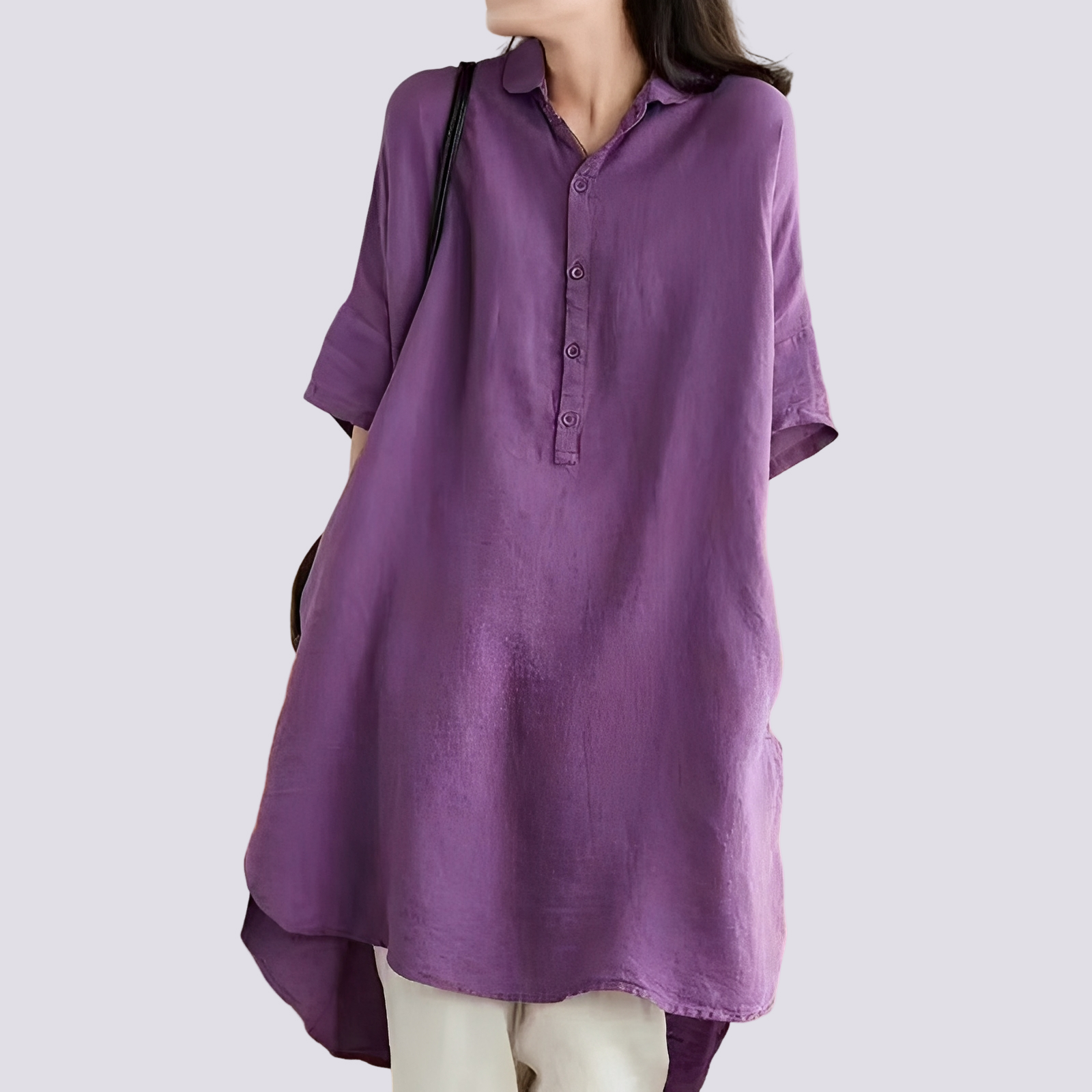 Deborah - Relaxed, loose-fitting dress for women