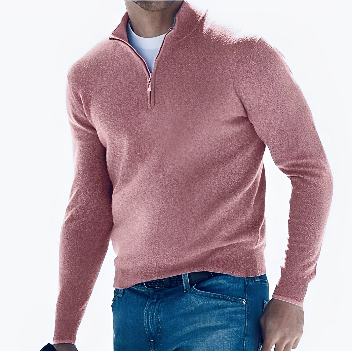 Eliott - Cashmere Men's Sweater with Zipper