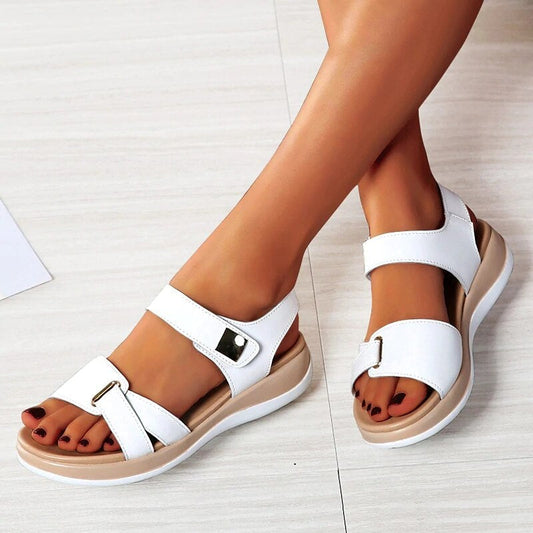 Dominika - elegant flat orthopedic sandals