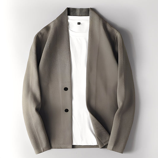 Nickolas - Codzienny dzianinowy sweter na guziki dla mężczyzn