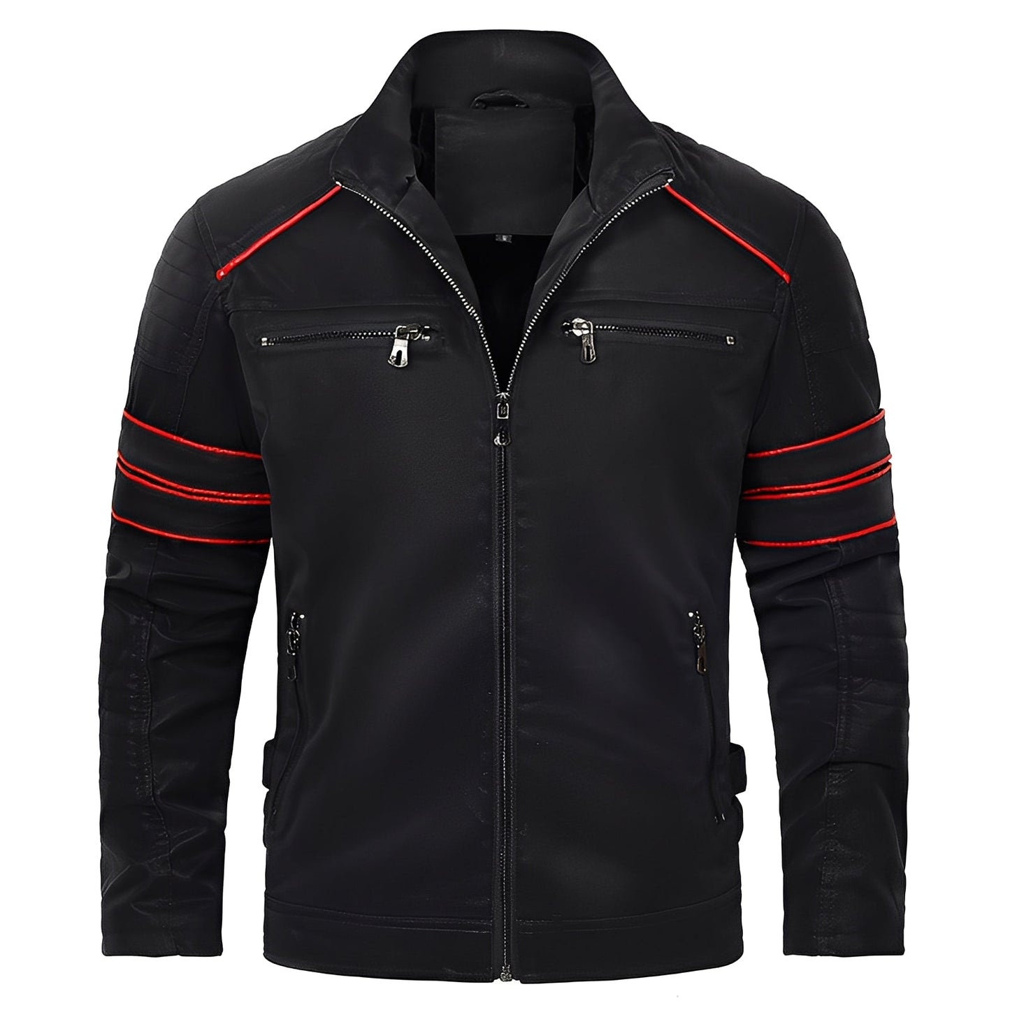 Jerold - Stylish Leather Motorcycle Jacket for Men