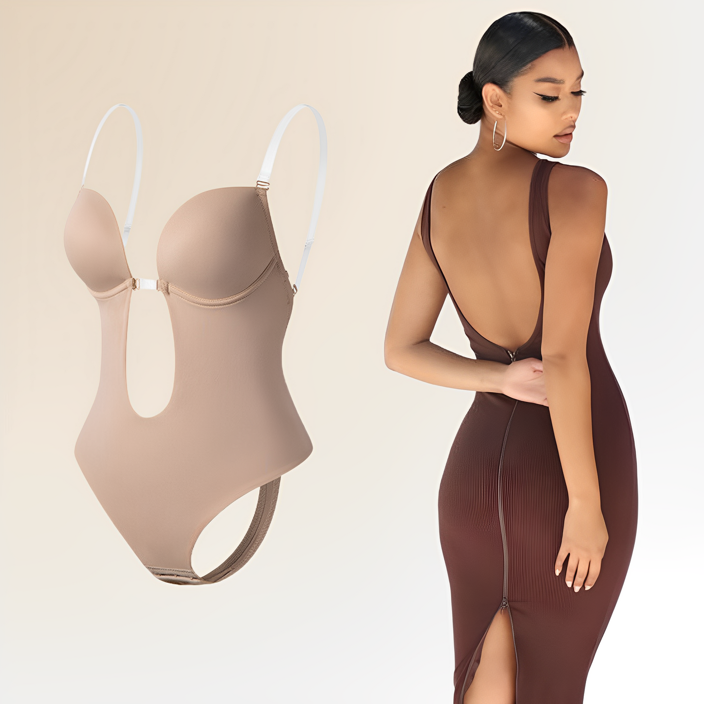 Nina – Ανοιχτή Πλάτη Bodysuit-BH