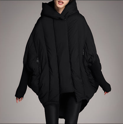 Madeline - Modern coat with hood for women