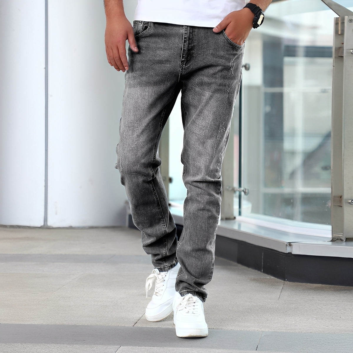 Winfred - Στιλάτα Stretch-Skinny-Jeans για Άνδρες