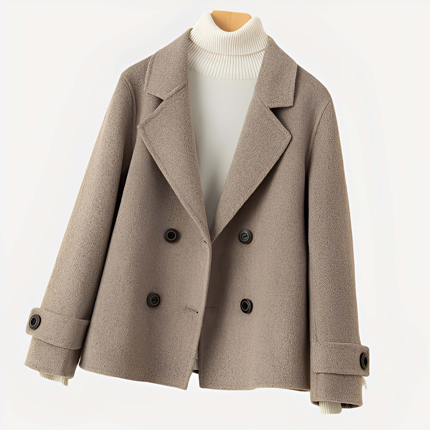 Sofia - Elegant short cashmere jacket for women