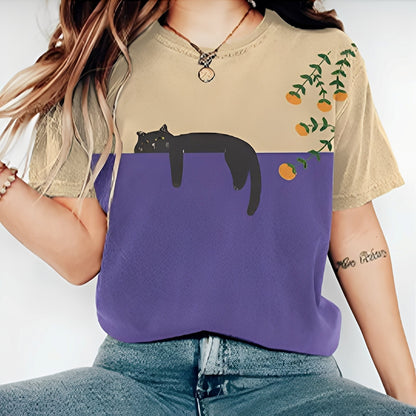 Alvina - Καθημερινό T-Shirt με Σχέδιο για Γυναίκες