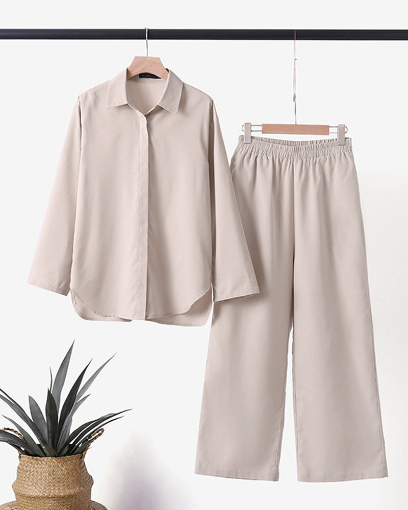 Beth - Comfortable Summer Linen Set