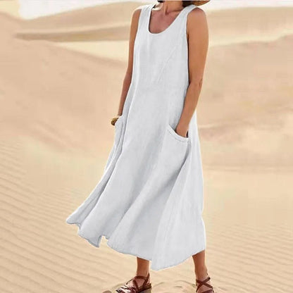 Thora - Comfortable Linen Dress