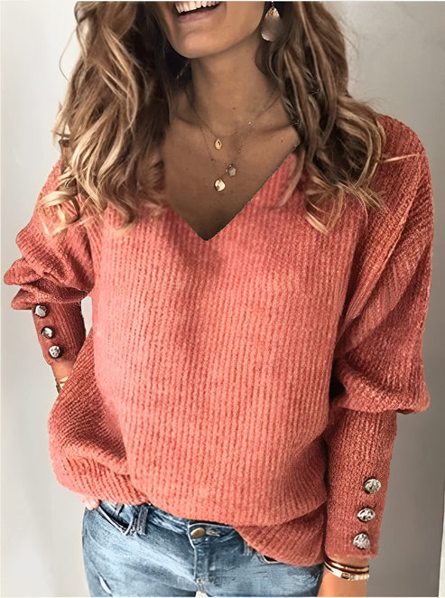 Beck - V-neck Knit Sweater