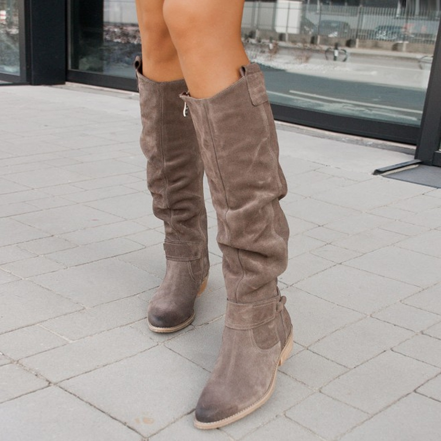 Terina - Casual knee-high boots for women