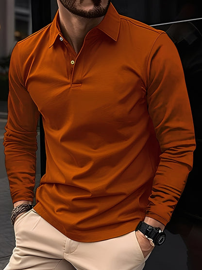 Burton - Κλασικό μακρυμάνικο πόλο πουκάμισο για άνδρες