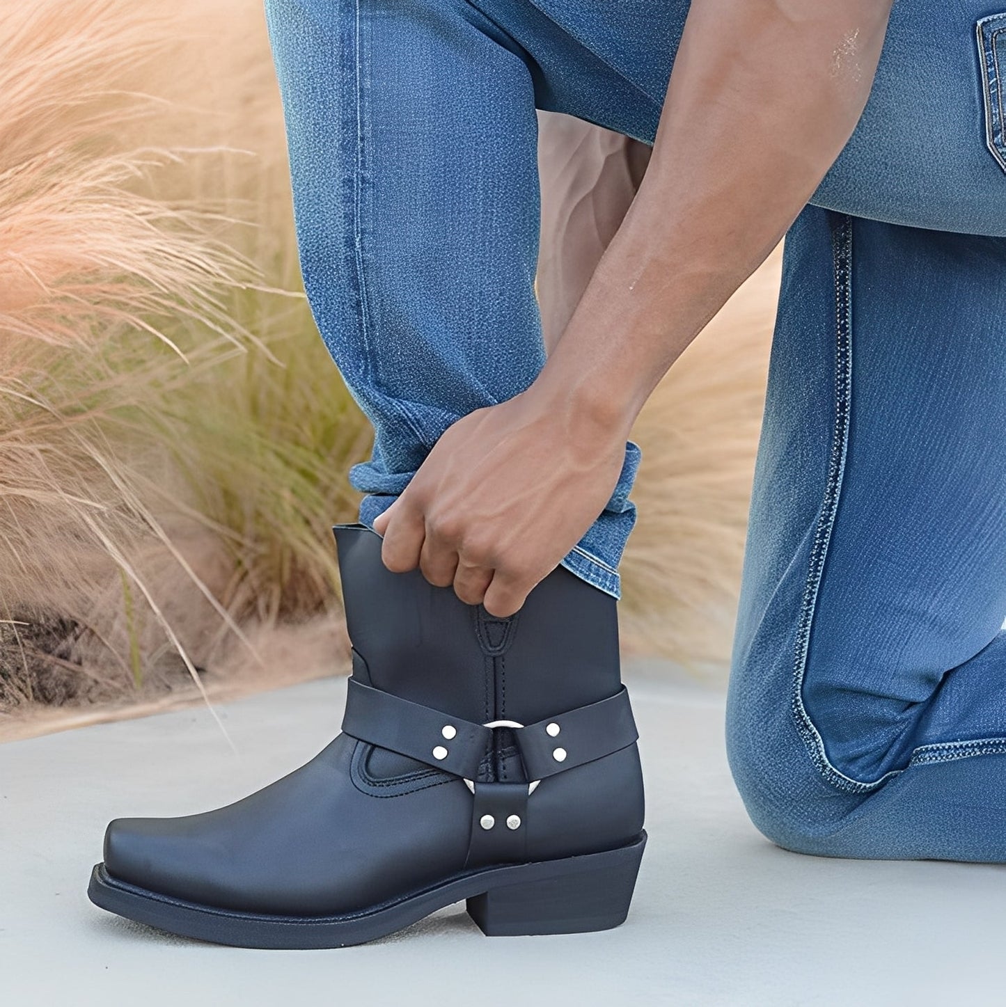 Elsdon - Klassικές μίνι δερμάτινες μπότες για άνδρες