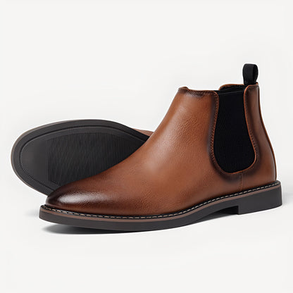Clifton - Classic Chelsea Leather Boots for Men