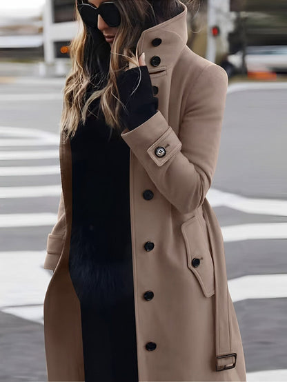 Lydia - Traditional Wool Coat with Feminine Silhouette