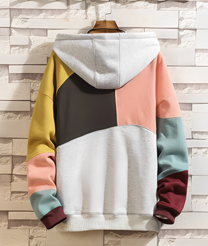Stephen - Colorful, casual hoodie for men