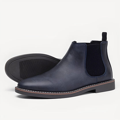 Clifton - Classic Chelsea Leather Boots for Men