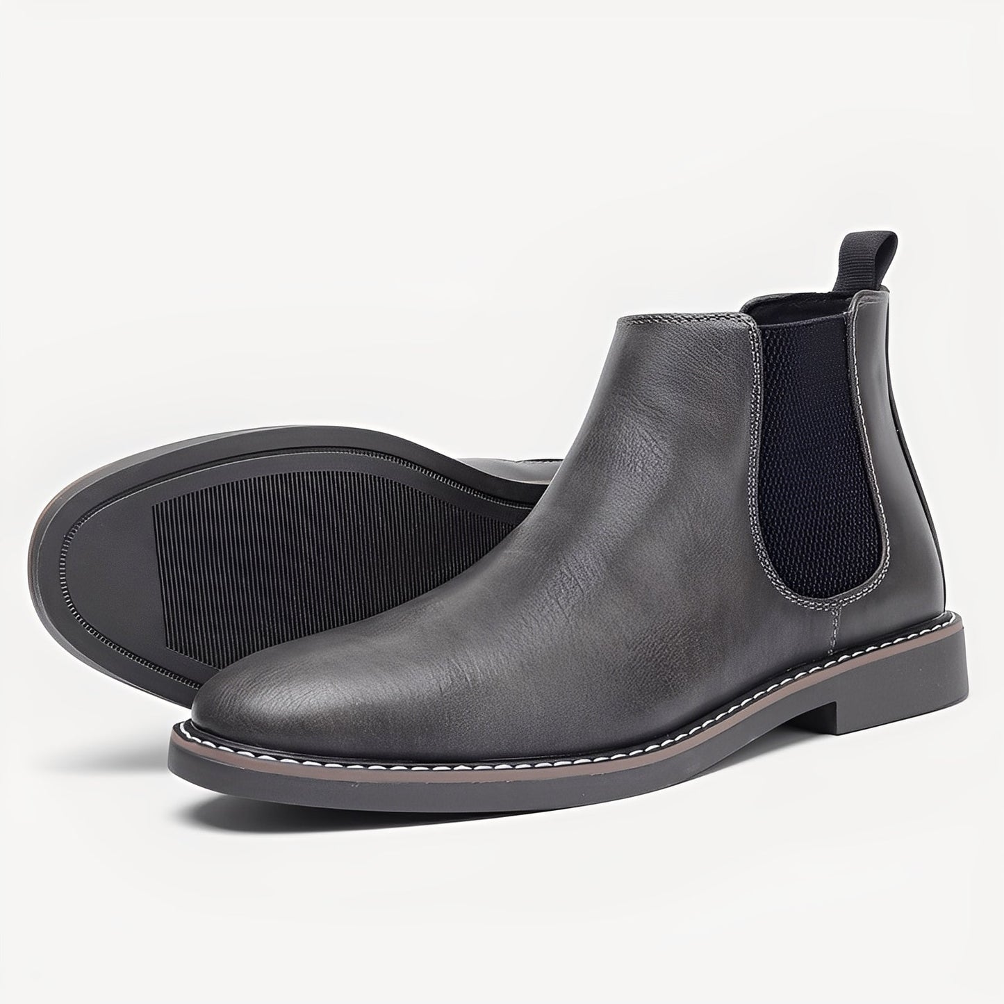 Clifton - Classic Chelsea Leather Boots for Men