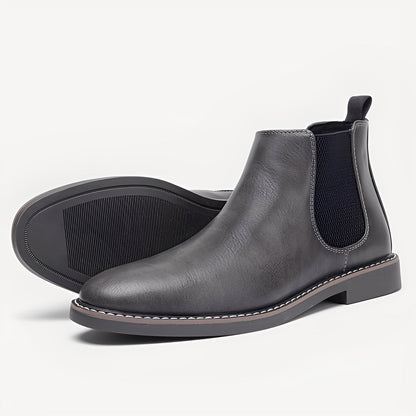 Clifton - Classic Chelsea Leather Boots for Men