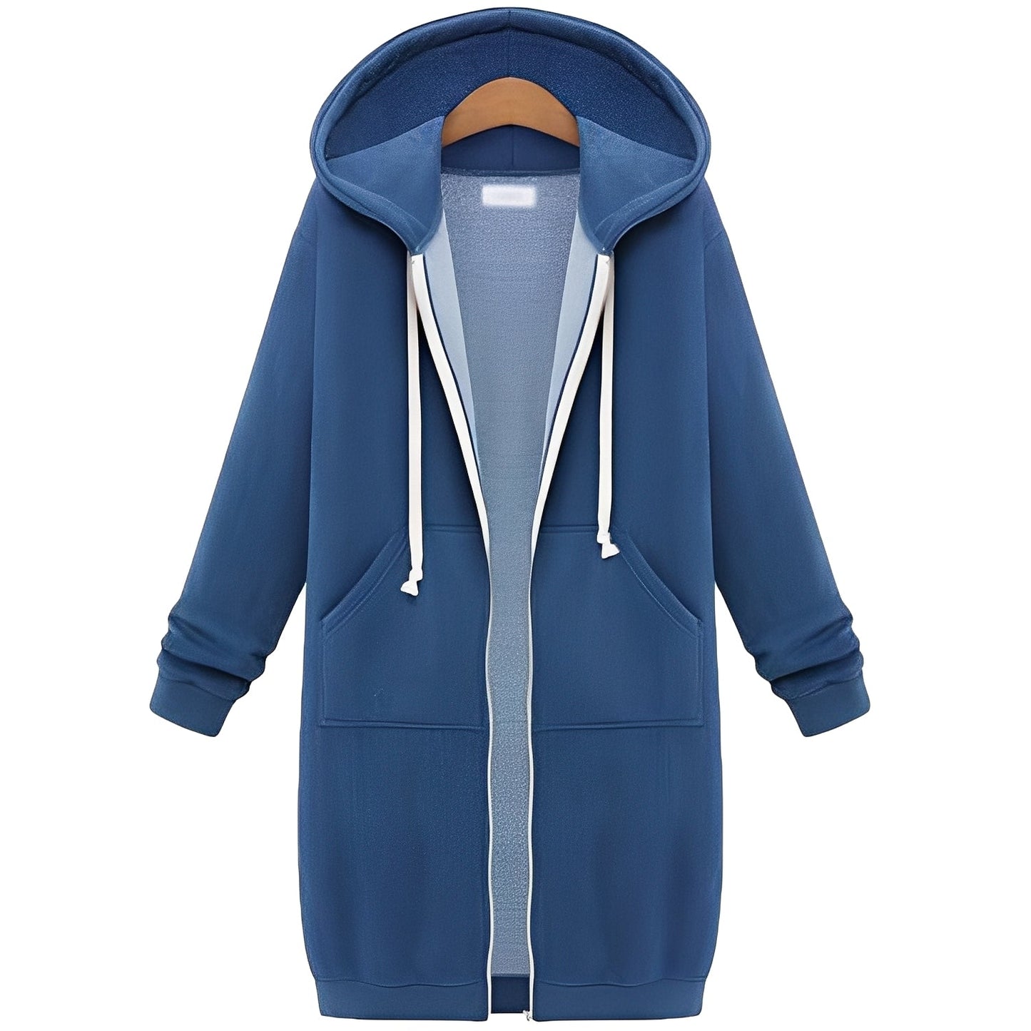 Jasmin - Relaxed, thick, short-length hooded jacket