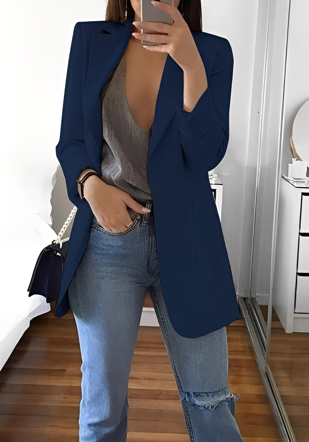 Stephanie - Στυλάτο, στενό σακάκι για γυναίκες