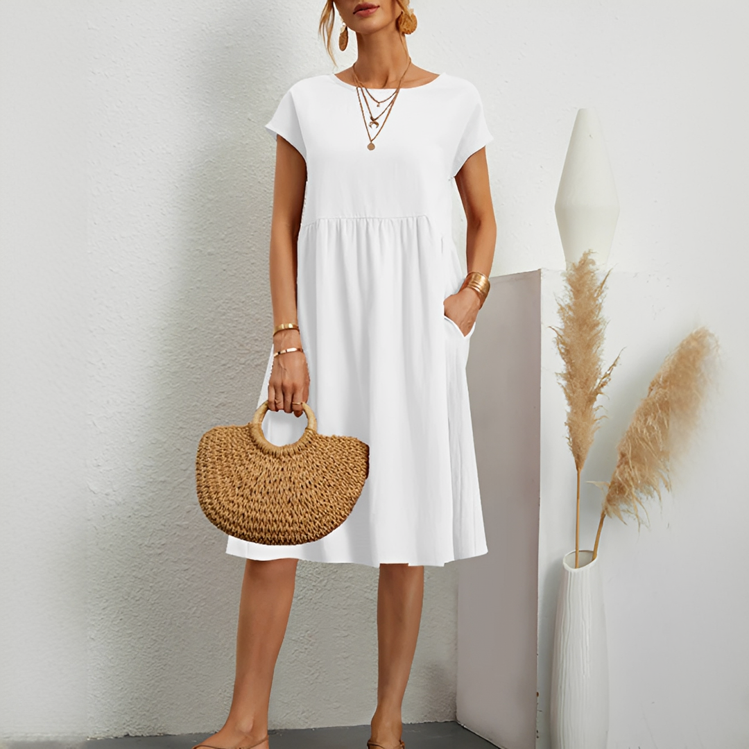 Evalyn - Elegant Midi Dress