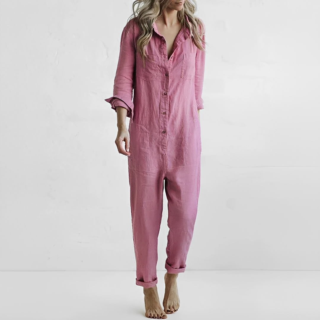 Novaria - Women's Summer Long Sleeve Jumpsuit