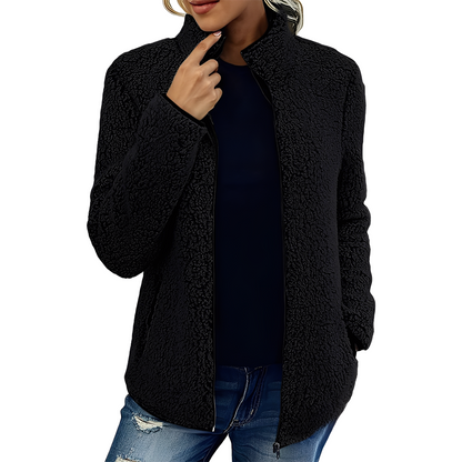 Larissa - Stylish, warm fleece jacket for women