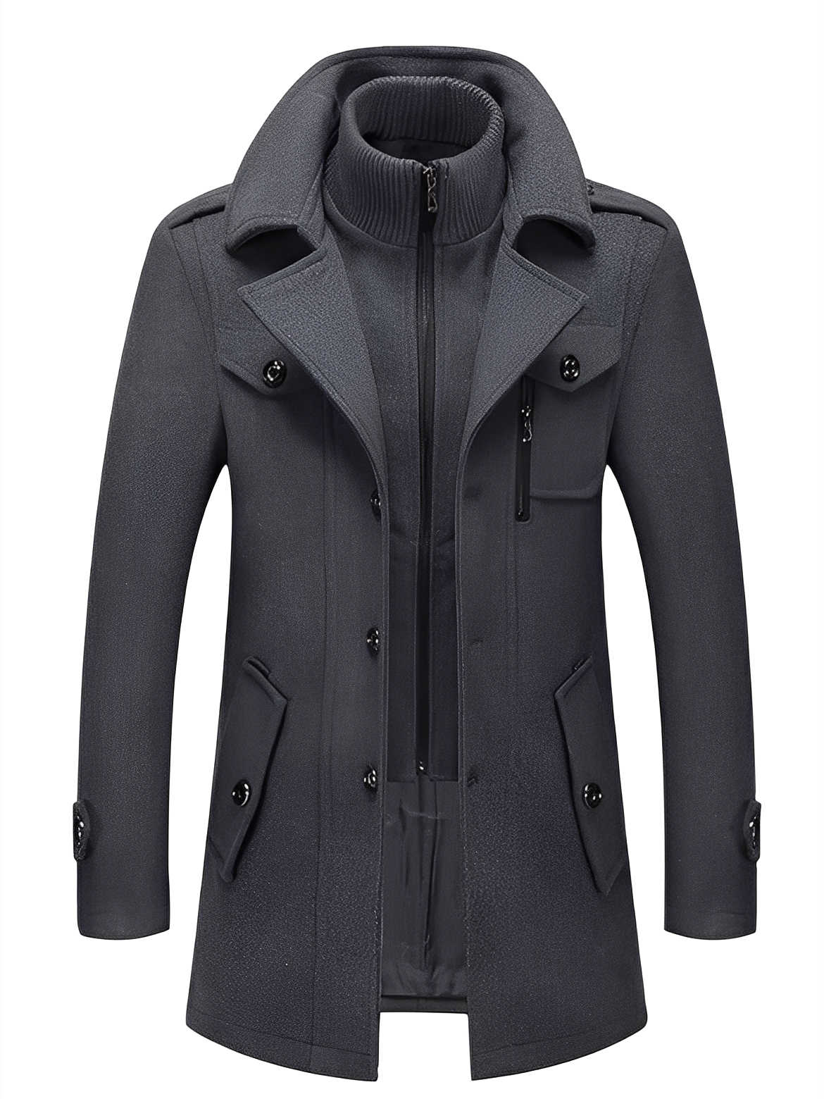 Philip - Σύγχρονος καμπαρντίνα με τσέπες για άνδρες