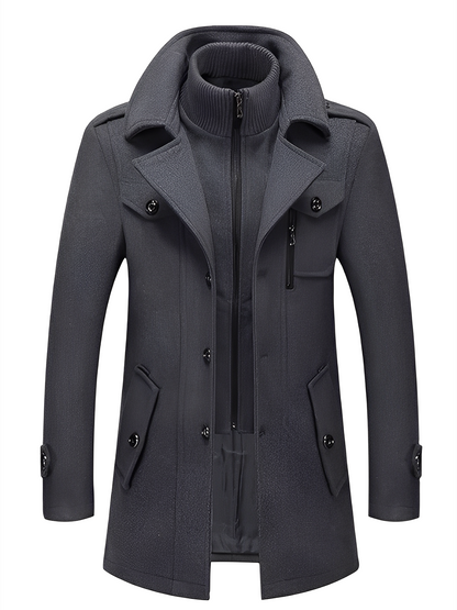 Philip - Σύγχρονος καμπαρντίνα με τσέπες για άνδρες