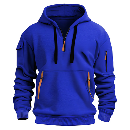 Norton - Stylish half-zip sweatshirt for men