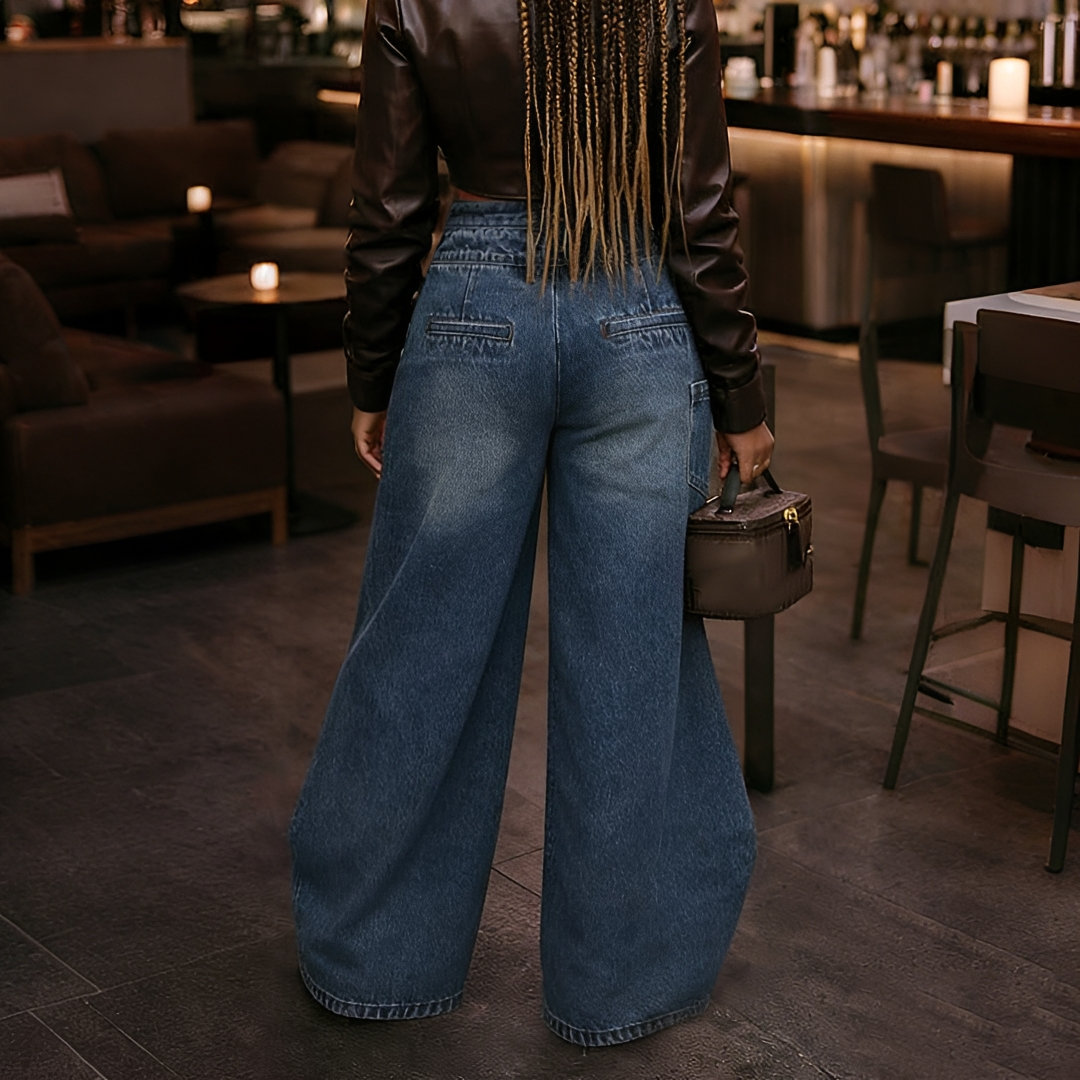 Cheska - Trendy Cross Front Pants