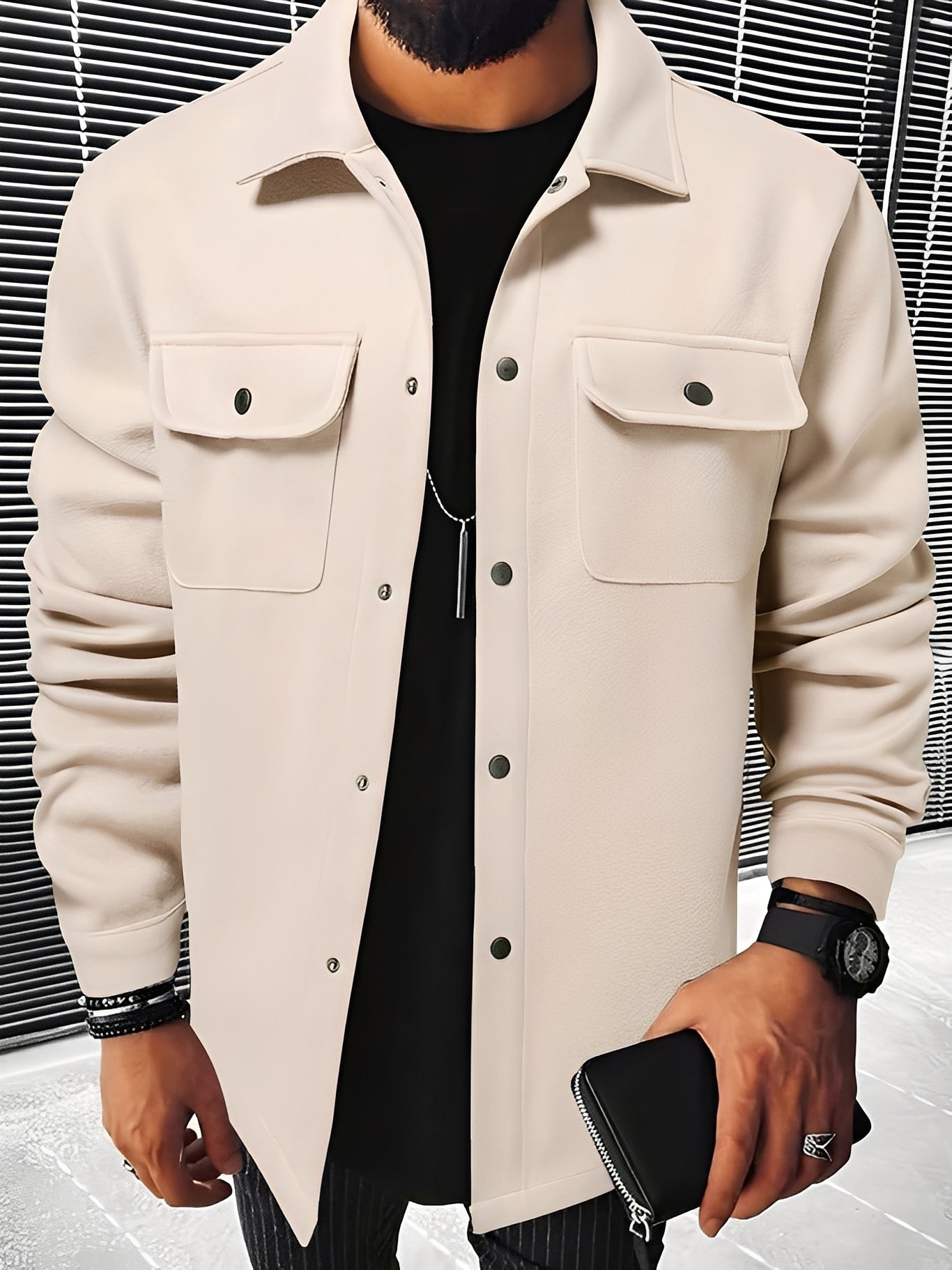 Clinton - Σύγχρονο σακάκι με τσέπες για άνδρες