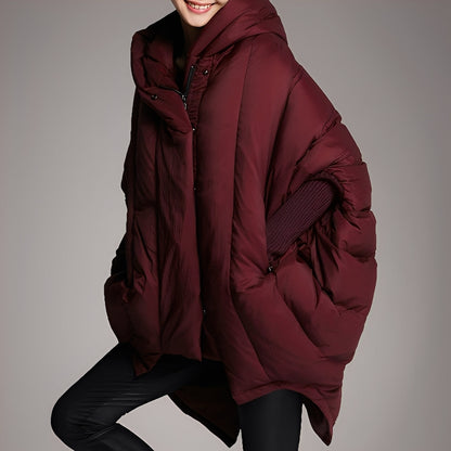 Madeline - Modern coat with hood for women