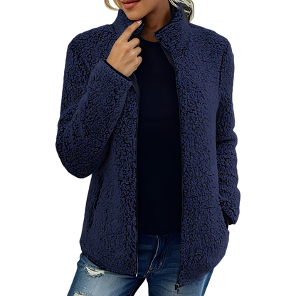 Alethea - Κομψό Fleece Σακάκι για Γυναίκες