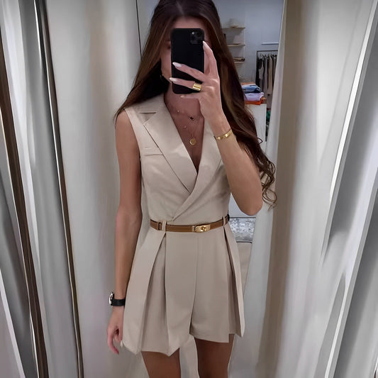 Nina – Μοντέρνα Άνετη Κοντή Ολόσωμη Φόρμα για Γυναίκες