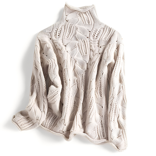 Remy - Καζμιρένιο πουλόβερ με ανοίγματα για γυναίκες