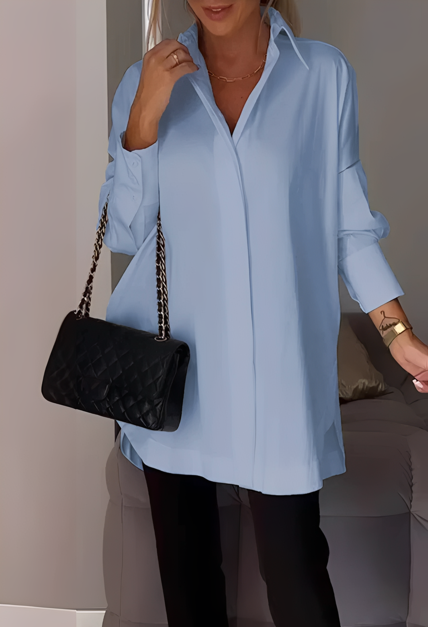 Lauren - Elegant Long-sleeved Shirt
