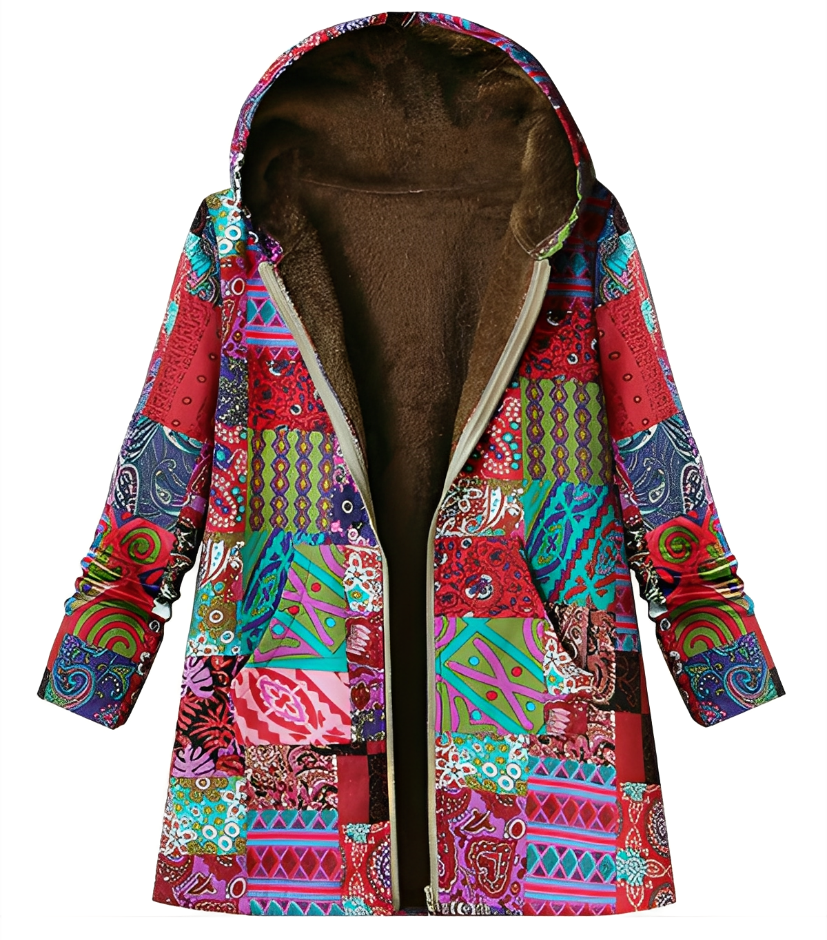 Jaslene - Classic, thick, warm parka jacket for women