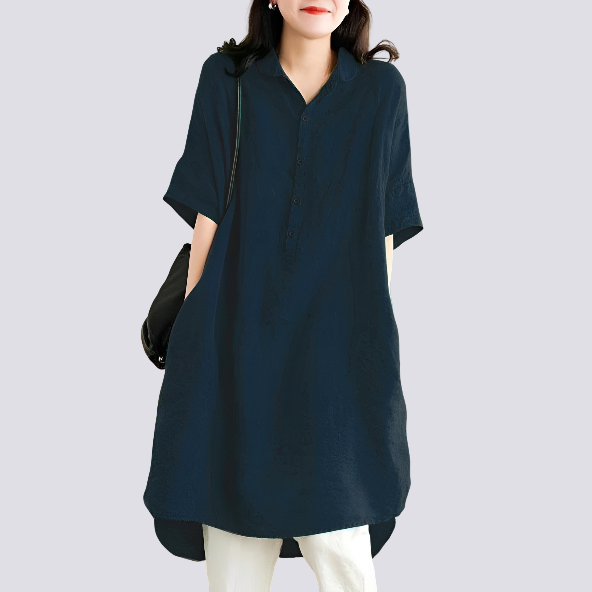 Deborah - Relaxed, loose-fitting dress for women