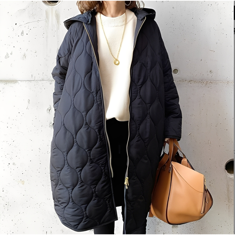 Suzanne - Warm hooded jacket for women