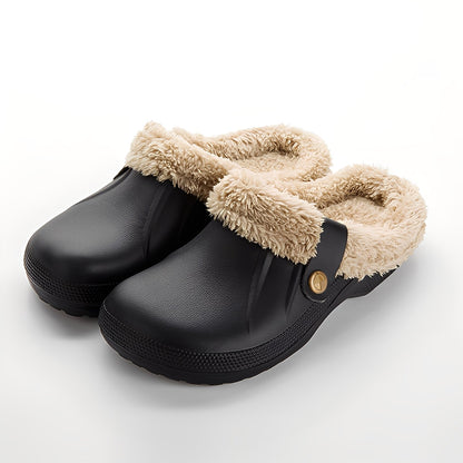 Melba - Warm clogs with fleece lining for women