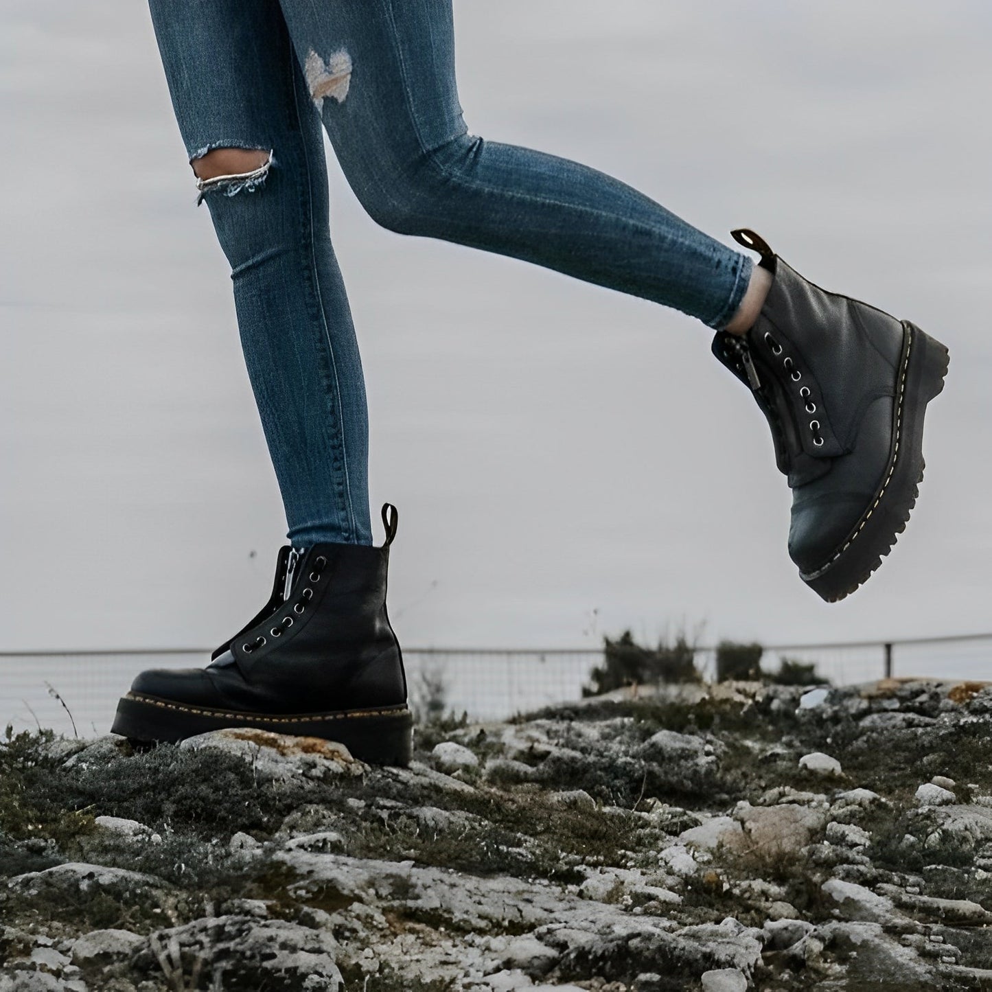 Payton - Comfortable Women's Boots with Wide Heel