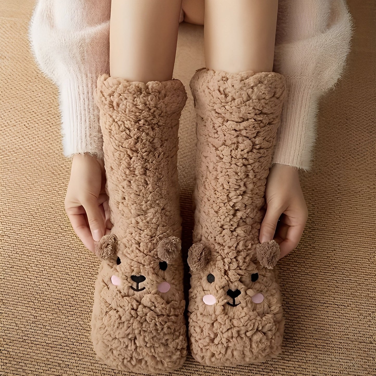 Caelie - Στυλάτες, γλυκές, παχιές κάλτσες fleece για γυναίκες