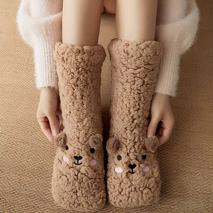 Caelie - Στυλάτες, γλυκές, παχιές κάλτσες fleece για γυναίκες