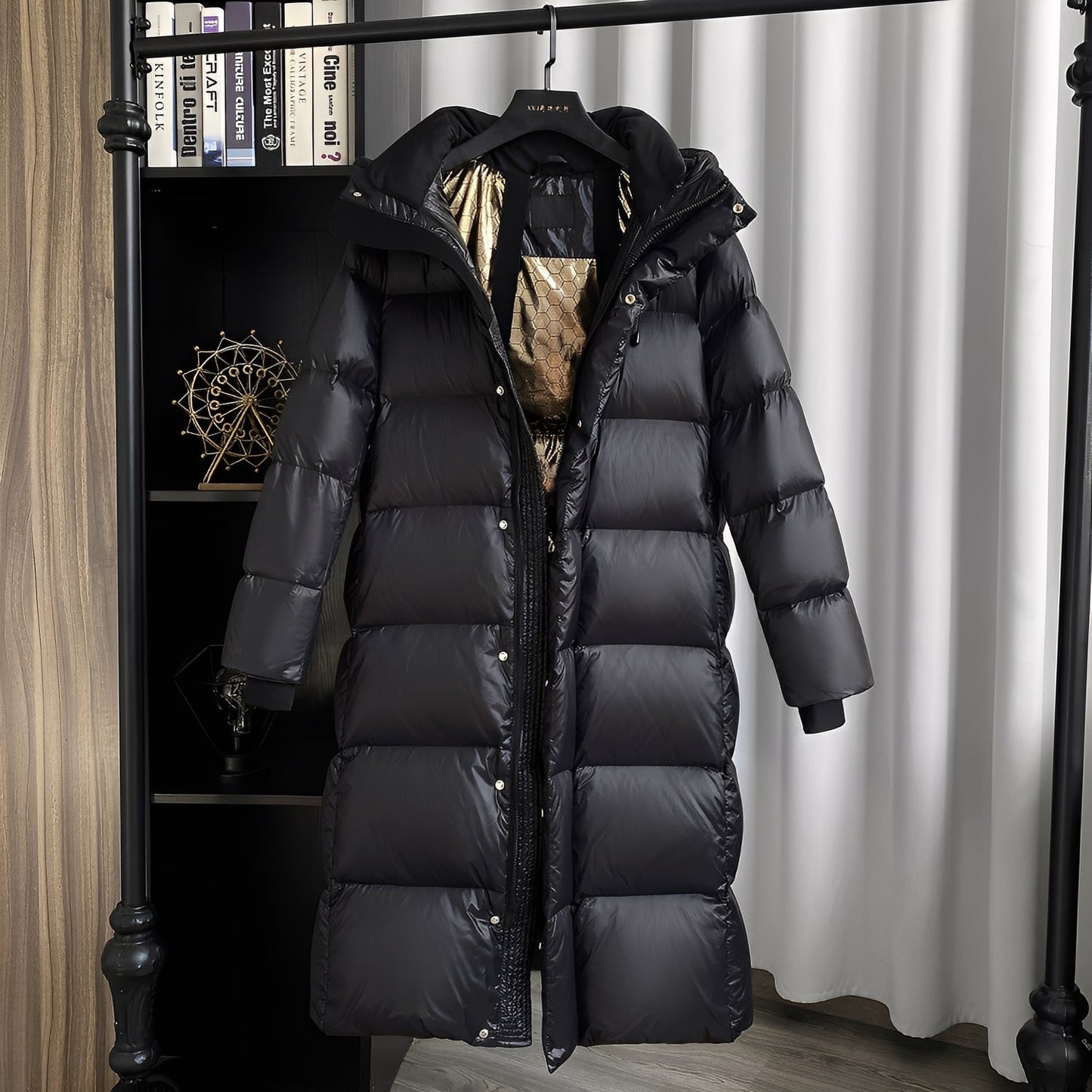 Mildred - Daily long downy cardigan for women