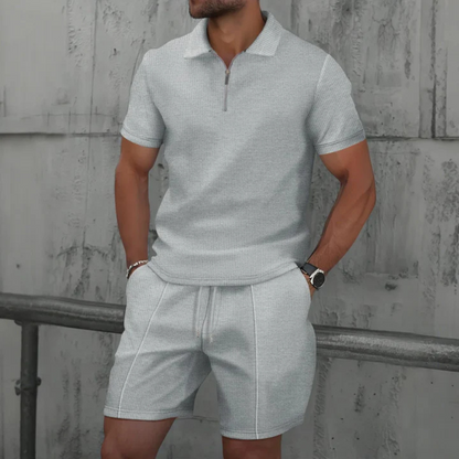 Zephyr - Men Cotton Co-ord Set in Relaxed Style